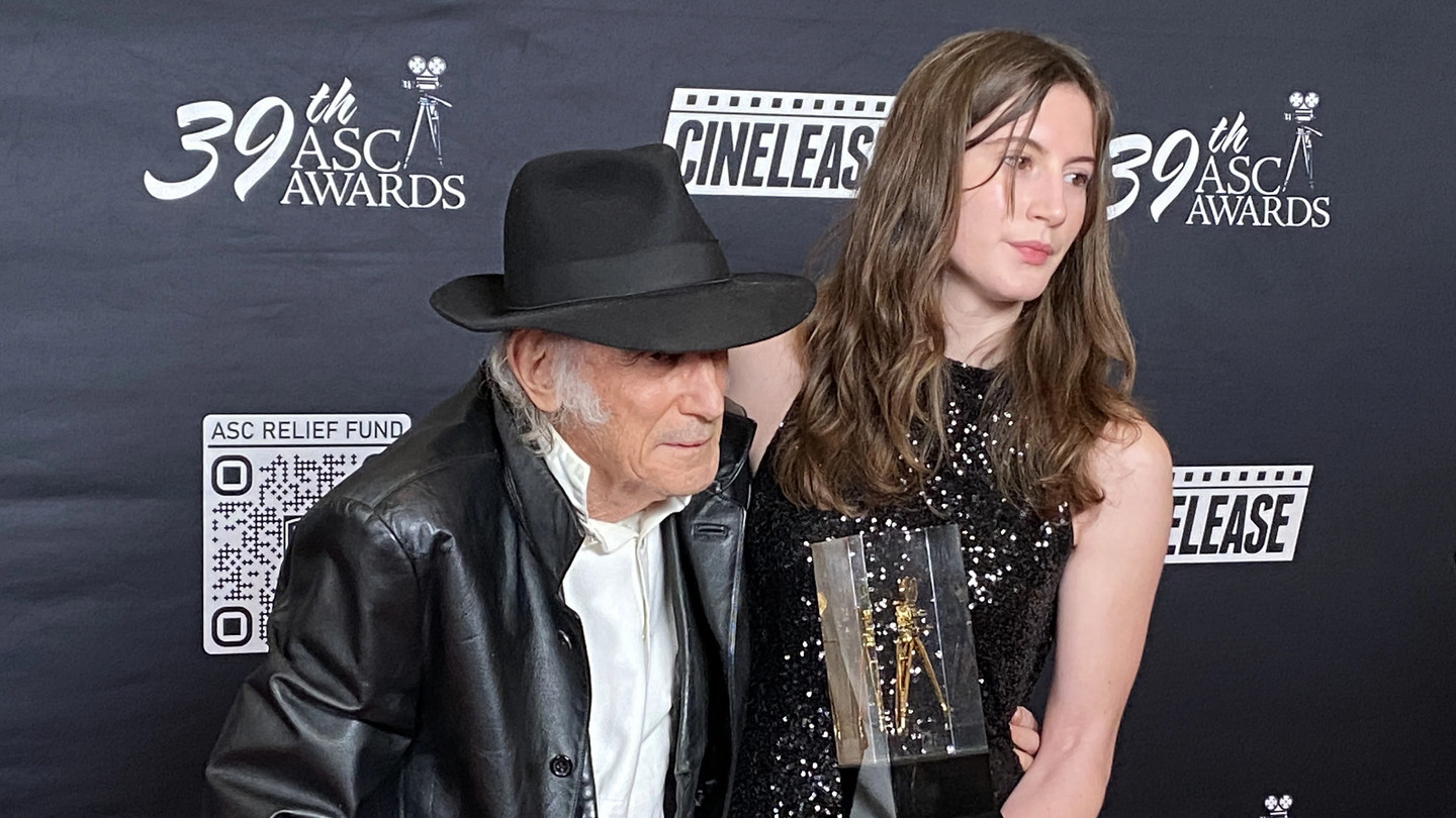 Ed Lachman and his daughter, Bella